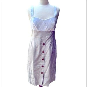 Diane von furstenberg two tone summer dress. Sophia Loren style